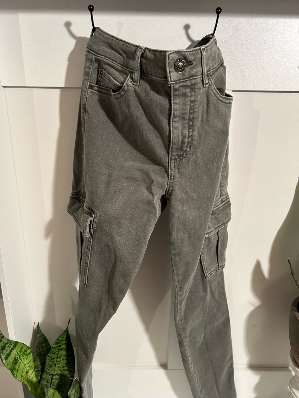 Vintage Guess High Waisted Olive Green Cargo Pants